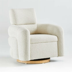 Snoozer Cream Boucle Nursery Swivel - obrazek 2