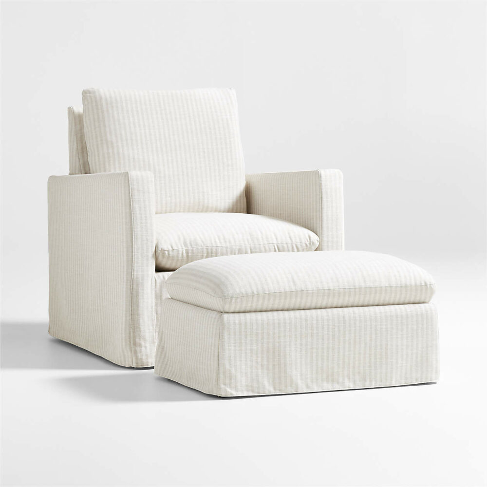 Snow Boucle Nursery Rocking Chair - obrazek 5