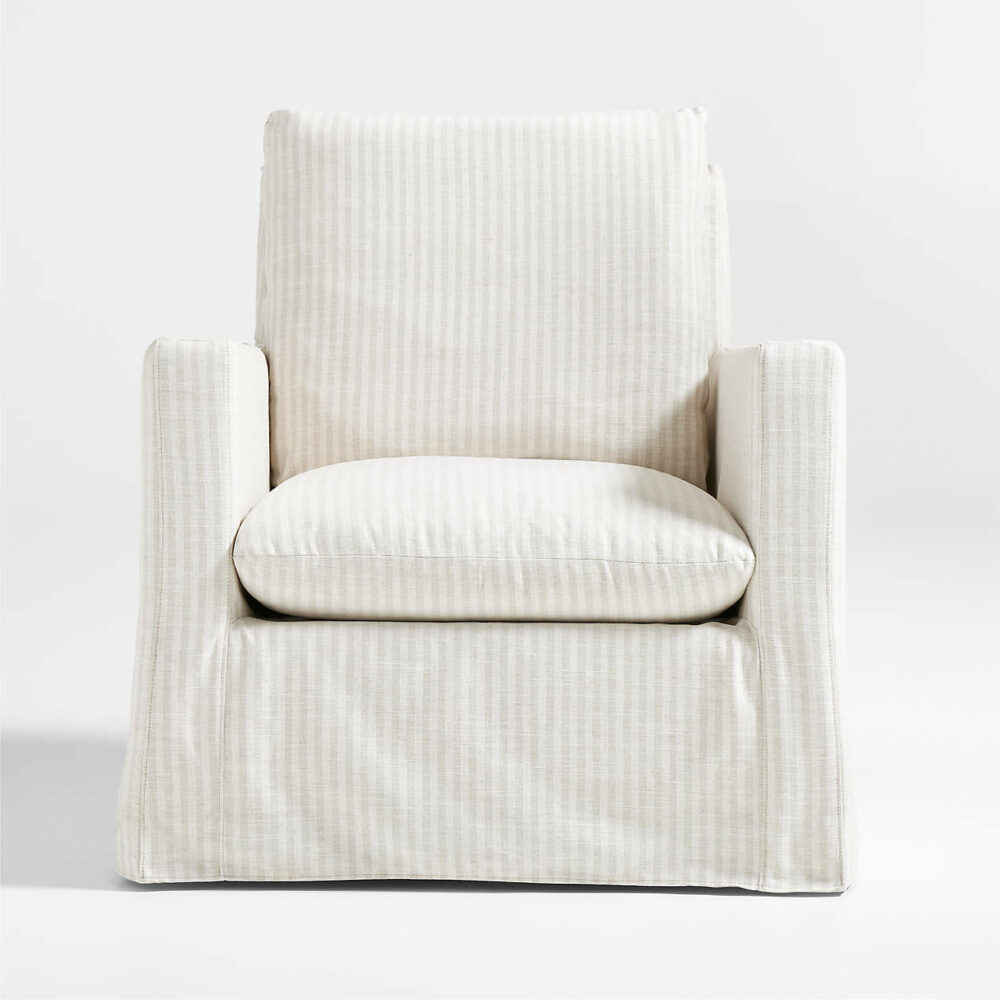 Snow Boucle Nursery Rocking Chair - obrazek 6